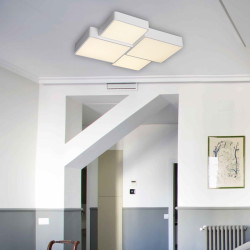 Lámpara de techo plafón moderno LED de la colección Emin es una luminaria elegante y versátil
