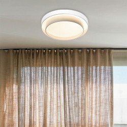 Lámpara de techo plafón moderno LED de la colección Dari es una luminaria elegante y versátil