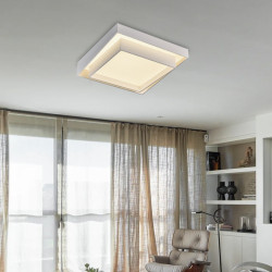 Lámpara de techo plafón moderno LED de la colección Ciran es una luminaria elegante y versátil