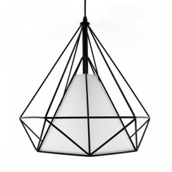 Lámpara de techo colgante moderno, colección Dimen black, es una lámpara elegante y moderna