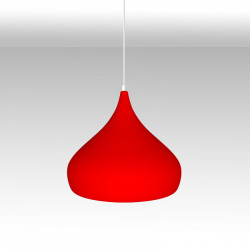 Lámpara de techo colgante moderno, colección Coppen Rojo, es una lámpara elegante y llamativa que aporta un toque de color