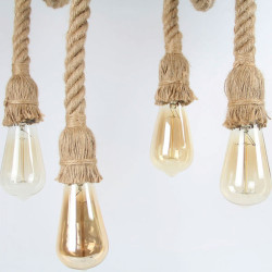 Lámpara de techo, colección Coffre, es una lámpara elegante y natural que aporta un toque de rusticidad