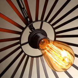 Lámpara de techo colgante, colección West, es una lámpara moderna y elegante que aporta un toque de rusticidad
